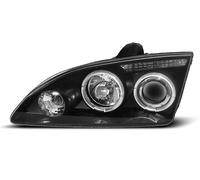LPFO14 FARI FANALI ANTERIORI FORD FOCUS II 09.04-01.08 ANGEL EYES BLACK TuningSh
