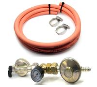 LPG 20 MM Clip On, Gas Bottiglia Adattatore, 37 Mbar Propano Regolatore L.H , 2M