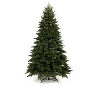 LPGLed | Albero di Natale artificiale effetto realistico resistente e di alta qualità, montaggio facile e rapido, decorazioni per casa negozio - Diametro 80cm - 164 rami (DAKOTA - TOTAL PE, 130cm)