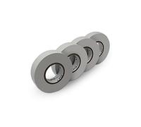 LPGLed | Nastro isolante 4 rotoli da 25 m cada uno - spessore 0.15 mm ignifugo ed impermeabile e ultraresistente (Bianco)