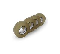 LPGLed | Nastro isolante 4 rotoli da 25 m cada uno - spessore 0.15 mm ignifugo ed impermeabile e ultraresistente (Trasparente)