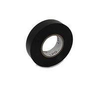 LPGLed | Nastro isolante in PVC professionale | ignifugo ed impermeabile | lunghezza 25m, larghezza 0,19cm, spessore 0,15mm (Nero)