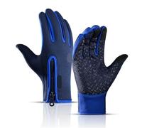 LPHFDCS Guanti Moto Guanti da Moto Autunno Inverno Uomo Donna Antivento Antiscivolo Touchscreen in Pile Tenere al Caldo for Guanti da Lavoro Uomo Bici Sportiva Nero Casco Moto(Color2,M)