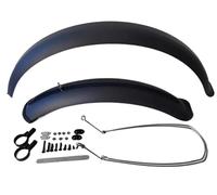 LPHFDCS Parafango MTB Parafango for Bici da Neve da 26 Pollici *4.0, Bicicletta grassa/Bici da Spiaggia, parafango all-Inclusive da 110 mm, Accessori for Biciclette Parafango Bici(Black 20inch)