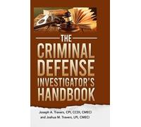 Lpi Cmeci Travers Cpi CCD The Criminal Defense Investigator's (Copertina rigida)