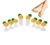 Lpitoy 8 Pezzi Separatore per Dita in Silicone Morbido Divisore per Dito del Piede Forma Manicure Pedicure Cura Strumento per Nail Art Accessorio per Porta Fiori