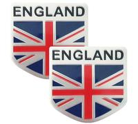Lpitoy Adesivo per Emblema Dell'auto Francia Germania Inghilterra Adesivi per Auto 2 Pezzi/Set del Paraurti Decorazione del Corpo Bandiera Emblema Emblema