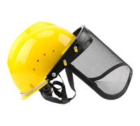 Lpitoy Casco per Motosega Visiera di Sicurezza con Visiera in per Mangiare Erbacce Colpire Il Cortile Casco Protettivo per Motosega Casco di Sicurezza per Motosega Forestale