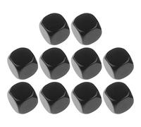 Lpitoy Dadi Vuoti 10 Pezzi, Cubetti di Dadi Arrotondati in Acrilico, Dadi Fai-Te, Dadi a Sei Facce per Giochi Tavolo, Adesivi Fai-Te, Insegnamento del Conteggio della Matematica