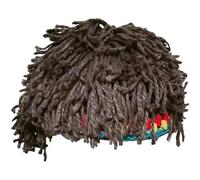 Lpitoy Divertente Parrucca Rasta, Cappello, copricasco, Berretto Rasta giamaicano Lavorato a Maglia con Dreadlocks, copricasco per Snowboard, Skateboard e Casco da Moto