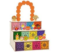 Lpitoy Kit per Altare Ofrenda del Dia De Los Muertos, Cornice Commemorativa per Il Giorno dei Morti, Decorazione per Casa del Giorno dei Morti