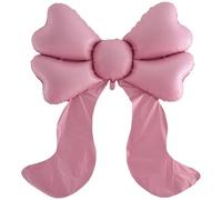 Lpitoy Palloncino Grande con Fiocco Rosa, Decorazioni per Feste a Tema Fiocco, Eleganti Palloncini Coquette per Decorazioni per Feste di Compleanno E Matrimonio Coquette