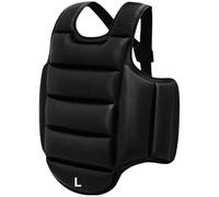 Lpitoy Protezione per Il Corpo Boxe, Protezione per Il Torace per Kickboxing MMA Muay Thai, Scudo Regolabile per Pugni Pesanti per Allenamento Sparring, Protezione per Parte Superiore della