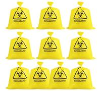 Lpitoy Sacchetti per Rifiuti Sanitari 10 Pezzi, Sacchetti per Rifiuti Medici, Sacchetti per Lo Smaltimento dei Rifiuti Medici, Sacchetti per Raccolta di Forniture Mediche per Cliniche