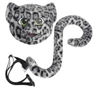 Lpitoy Set di Costumi Ghepardo, Maschera Ghepardo E Coda Leopardo, Accessori per Costumi Animale per Feste di Halloween E Cosplay.