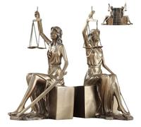 Lpitoy Statua della Giustizia Romana Fermalibri Decorativi Decorazioni per Casa Sculture della Dea Romana Statuette Tavolo Regali per Avvocati E Studenti di Giurisprudenza