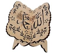 Lpitoy Supporto per Libri del Corano in Legno, Supporto per Libri del Supporto del Corano, Supporto per Libri in Legno per Bibbia Corano Eid Mubarak Ornamento Decorazioni Ramadan
