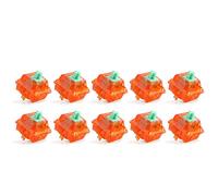 LPkeybd EQUALZ Tangerine V2 Switch, interruttore lineare prelubrificato a 5 pin per tastiera meccanica personalizzata (colore: 62 g, dimensioni: 10 pezzi)
