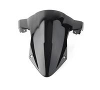 LPKGHBZNT Parabrezza Schermo Carenatura Deflettore Parabrezza A Doppia Bolla per Moto Protezione Parabrezza per S1000rr per S 1000rr per S 1000 per RR Parabrezza Deflettori Moto(Black)
