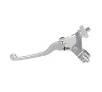 LPLRBKWQ Leva della frizione Pespolare il manubrio compatibile con YZ 80 85 125 250 250F 426F 450F WR 200 WR250F WR400F YZ125 YZ250 Impugnature per moto(Long Lever Silver)