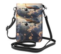 LPLSNWS Airplanes are soaring - Portafoglio da donna con tracolla regolabile