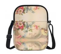 LPLSNWS Best Easter Wishes - Borsa a tracolla con cerniera stampata, piccola borsa a tracolla con tracolla regolabile, borsa da viaggio portatile da lavoro per donne e uomini