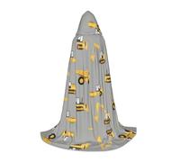 LPLSNWS Construction Trucks Graphic M Teen Cosplay Robe - Perfetto per Halloween, spettacoli teatrali e abbigliamento cosplay quotidiano
