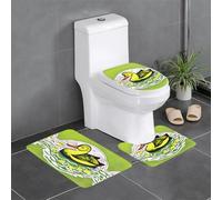 LPLSNWS Duck Flock Game - Set di 3 tappetini da bagno antiscivolo, essenziali per un soggiorno confortevole in bagno, camera da letto e cucina.