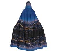 LPLSNWS Los Angeles Skyline - Mantella con cappuccio per adulti, unisex, ideale per convegni, feste e costumi cosplay