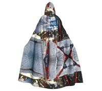 LPLSNWS Mantella invernale con cappuccio, unisex, ideale per congressi, feste e costumi cosplay