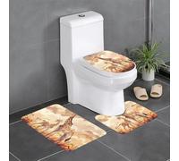 LPLSNWS Tappetini da bagno antiscivolo stampati con giraffa madre e bambino (set da 3 pezzi), adatti per bagni, cucine, camere da letto e altro ancora.
