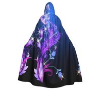 LPLSNWS The Glowing Butterfly - Mantella con cappuccio per adulti, unisex, ideale per convegni, feste e costumi cosplay