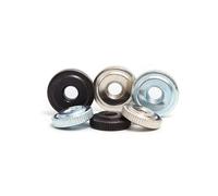 LPMPCZKZGF 2-10 M3 M4 M5 M6 M8 M10 GB807 acciaio nichelato nero zincato piccolo dado zigrinato sottile strumento vite a mano dado Bulloni e dadi(H,M5 10pcs)