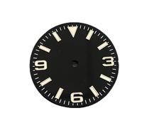LPMPCZKZGF 28.5mm Guarda il quadrante + orologi Mani Verde Verde Modificate Modificate Accessori da uomo ACCESSORI Guarda i fronti for NH35 / NH36 / 4R / 7S Movimento comporre(A6)