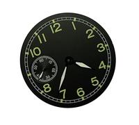 LPMPCZKZGF 38.9mm Quadrante nero Numeri verdi luminosi + Guarda le mani in forma Avvolgimento a mano 6497 ST36. Guarda il movimento comporre(No 1)