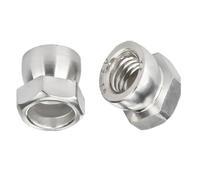 LPMPCZKZGF Dado antifurto in acciaio inox A2-70, antistrappo, antitorsione, di sicurezza M6 M8 M10 M12 Bulloni e dadi(1 Set)