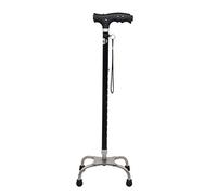 LPNCBUDC Stampelle Portatili in Lega di Alluminio Regolazione scalabile Antiscivolo Ultraleggere a Quattro Zampe con Bastone da Passeggio Leggero Terapia Magnetica per Anziani