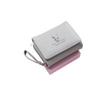 LPNGTNG Marchio di lusso Delle Donne Piccolo Portafoglio Femminile Titolare di Carta Breve Portafogli con Coin Purse per Donna Signore PU Cuoio Hasp Mini Clutch, Verde, Taglia unica
