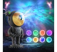 LPONGPOCUI Astronauti Cielo stellato Proiettore, LED Galaxy Projector con telecomando Galaxy Light Proiettore adulto Decorazione della camera da letto, Regali per bambini e adulti (nero)
