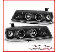 LPOP07 FARI FANALI ANTERIORI OPEL CALIBRA 08.90-06.97 ANGEL EYES BLACK TuningSho