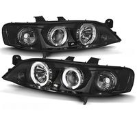 LPOP21 COPPIA FARI ANTERIORI ANGEL EYES OPEL VECTRA B 95-98 NERO TuningShop-TT