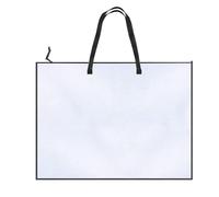 Lpoppcx Borsa Per Arte, Organizzatore 48 X 63 Cm Con Zip E Manico Per Custodia, Porta Documenti Trasparente Ideale Per Viaggi Escursioni Scuola Bambini