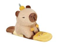 Lpoppcx Braccialetto Capibara | Giocattoli in Peluche con Tirante ad Ala | Braccialetto A Scatto Animale Alla,Per Ragazzi E Bambini Ideale Per Casa Viaggio Scuola