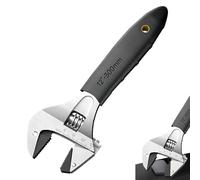 Lpoppcx Chiave inglese regolabile 25,4 cm, chiave a cricchetto tipo francese | Strumento rotante portatile in acciaio al carbonio per installazione tubo doccia riparazione meccanico