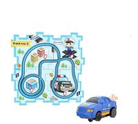 Lpoppcx Set di giochi per auto da pista per puzzle, set di auto da corsa per pista da corsa puzzle | Set di giochi per di - Giochi di veicoli da gara, a terra dei veicoli ferroviari