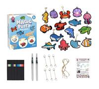 Lpoppcx Set Per Disegno Con Texture In Schiuma,Arte Pittorica,Kit Per Arte E Disegno Con Texture Schiuma | Per Progetti Creativi Decorazione Della Casa Scuola Feste E Attività Ludiche