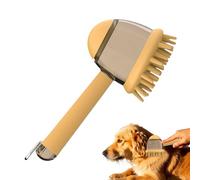 Lpoppcx Spazzola per Bagno Cani,Spazzola Dispensatrice Shampoo Per Gatti
