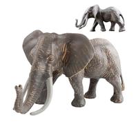 Lpoppcx Statua Elefante,Modello Educativo Elefante Asiatico | Scultura Decorativa per Primo Apprendimento per Camera da Letto Soggiorno Biblioteca Sala da Pranzo
