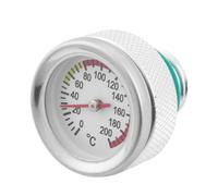 Lpoppcx Tappo Serbatoio Olio Moto - Con Indicatore Di Temperatura Di Ricambio | Tappo Olio Moto in Alluminio - Per Motociclisti Officine Riparazioni Meccanici Restauro Appassionati Di Motociclette