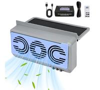 Lpoppcx Ventilatore Da Finestrino Auto Alimentato A Energia Solare - Ventilatore Auto Solare Portatile Rinfrescante | Dispositivo Raffreddamento Con Purificazione 'Aria Per